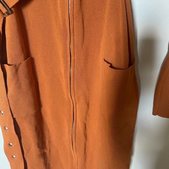 FashionNova Love Sleeved MIDI Bodycon Belted Dress - Picture 5 of 8